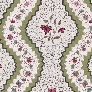 Greens and plum