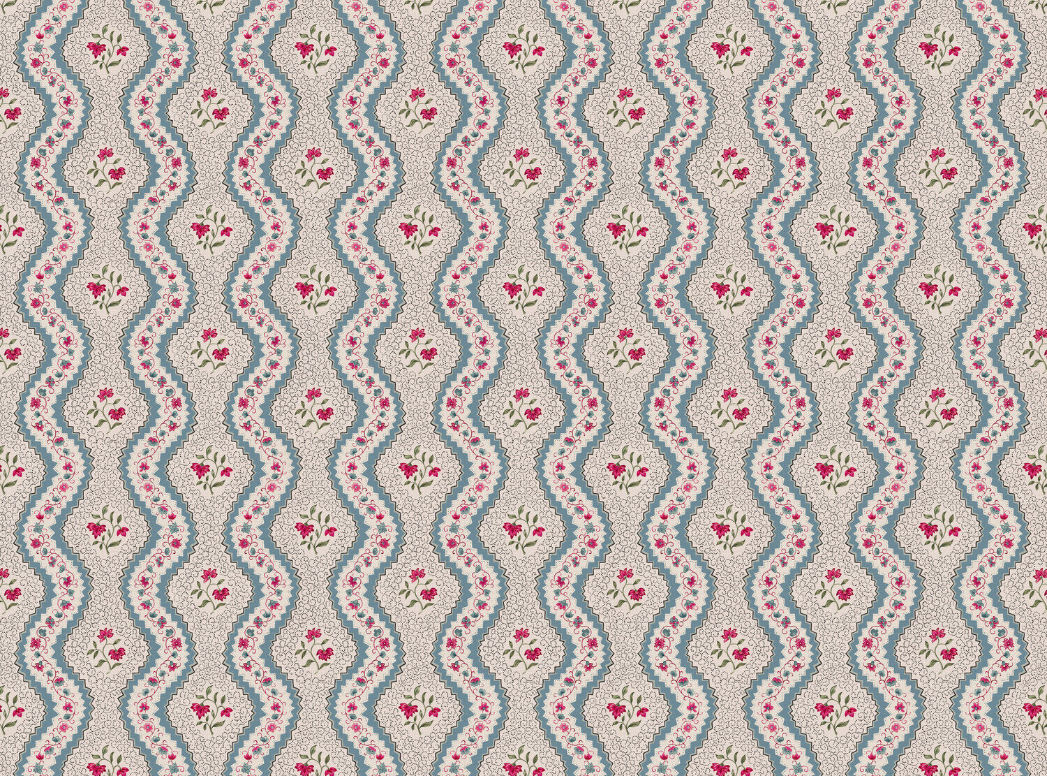 CW: Grey blue pinky red and green | BASE: Luxury Linen