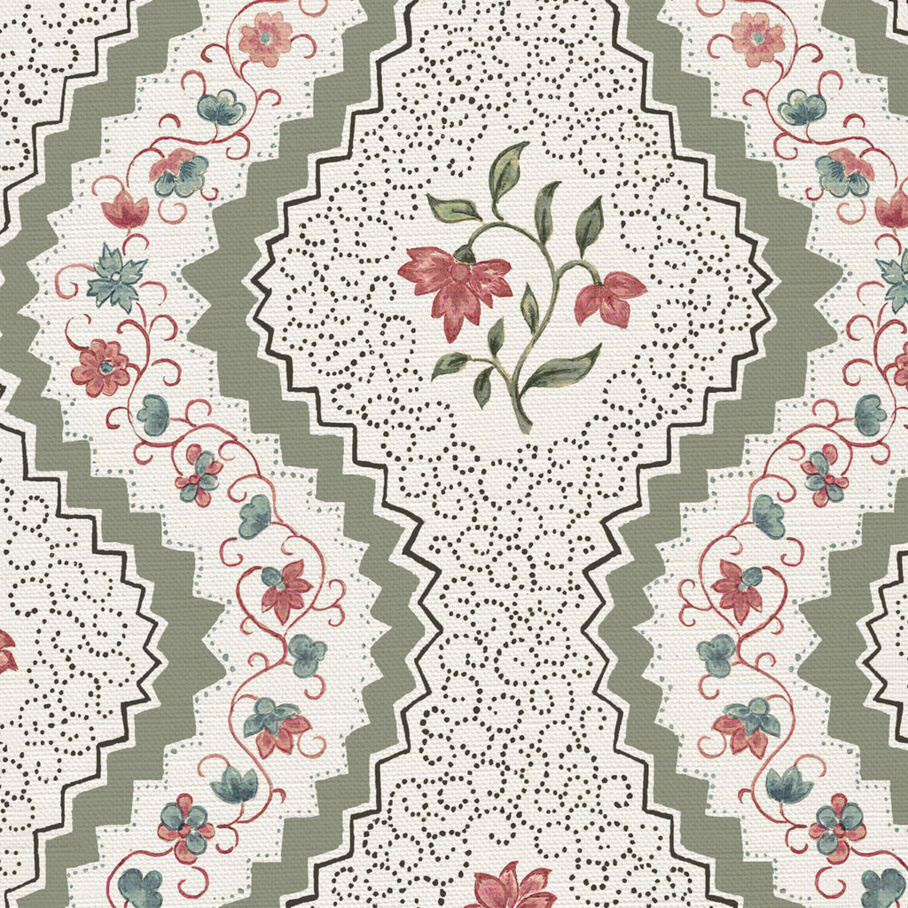 CW: Grey green and soft putty pink | BASE: Luxury Linen | HERO