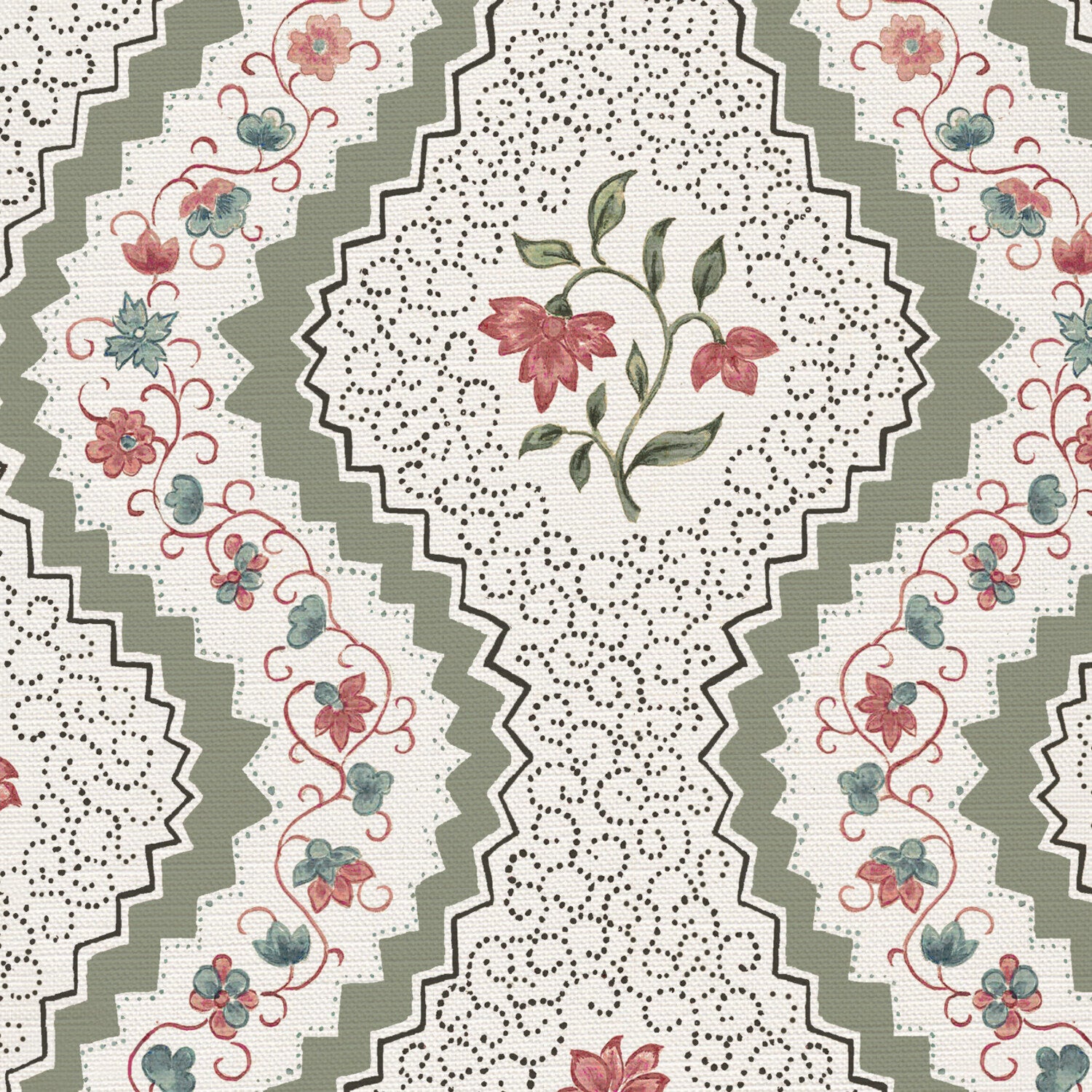 CW: Grey green and soft putty pink | BASE: Luxury Linen | HERO