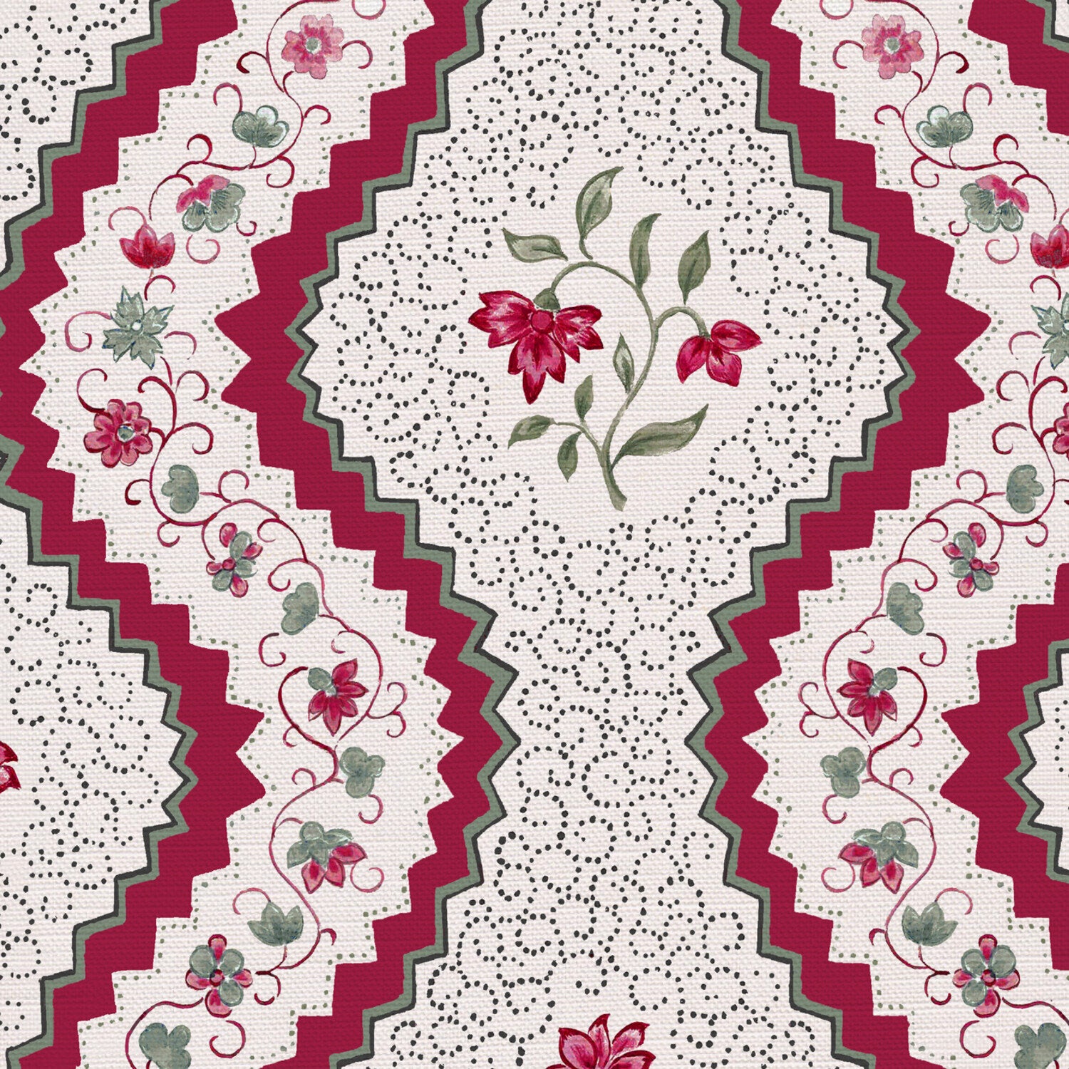 CW: Rich red and green | BASE: Luxury Linen | HERO