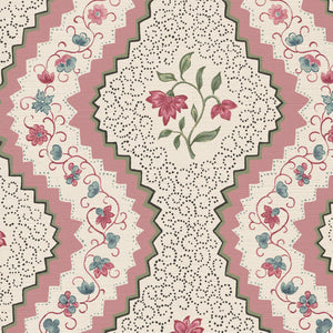 Soft pink blue and green