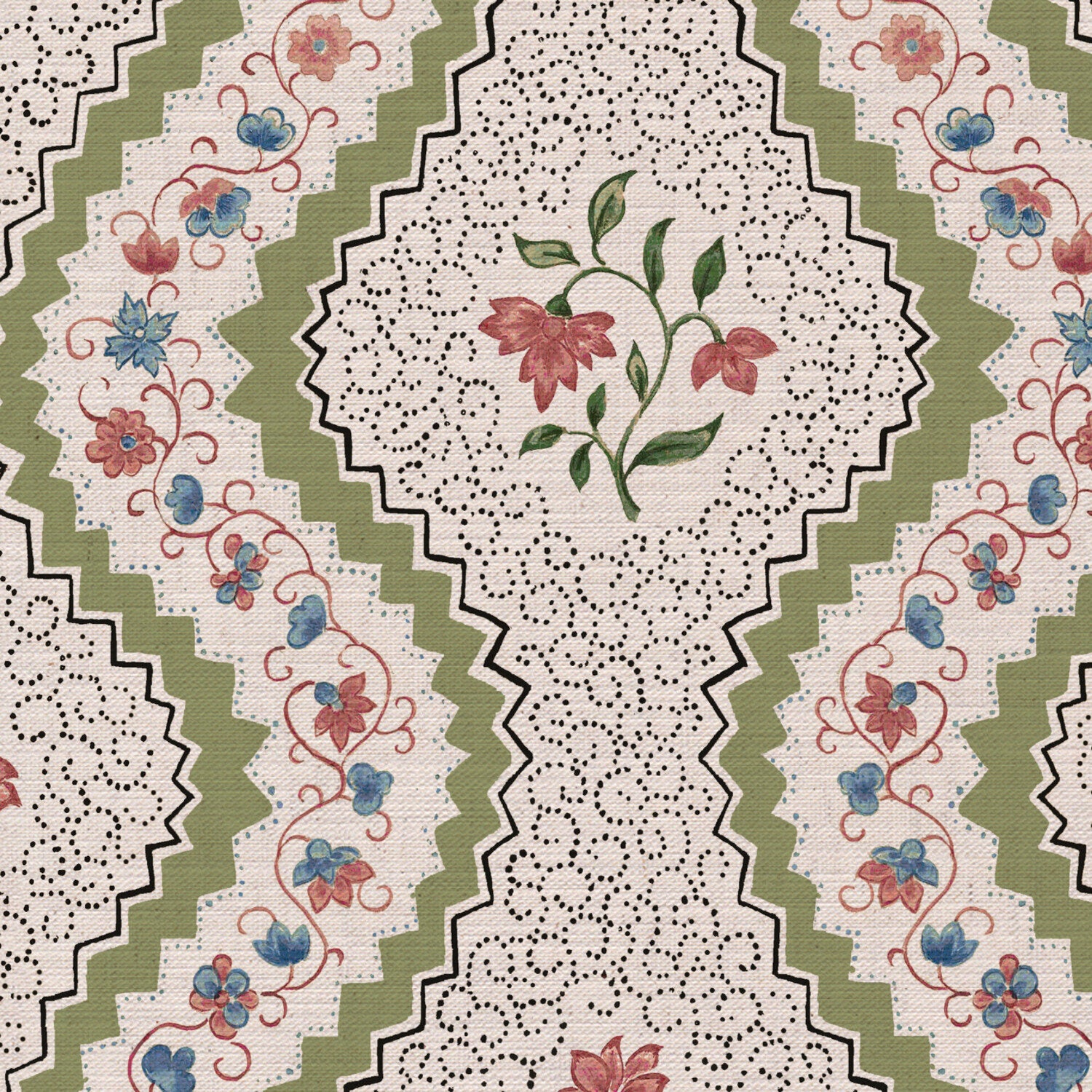 CW: Apple green blue and soft putty pink | BASE: Mercia Linen | HERO