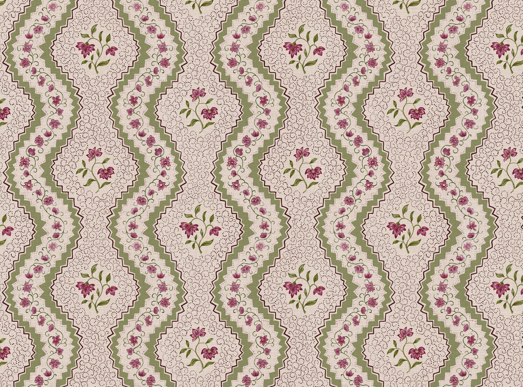 CW: Dusky rose and green | BASE: Mercia Linen