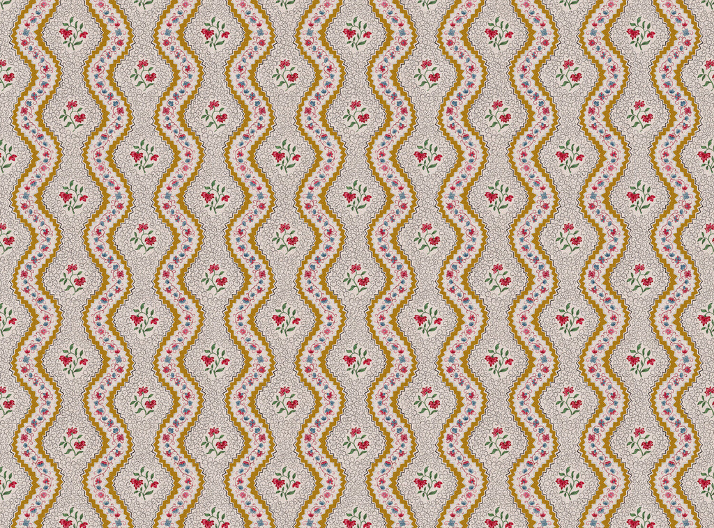 CW: Gold red and blue | BASE: Mercia Linen