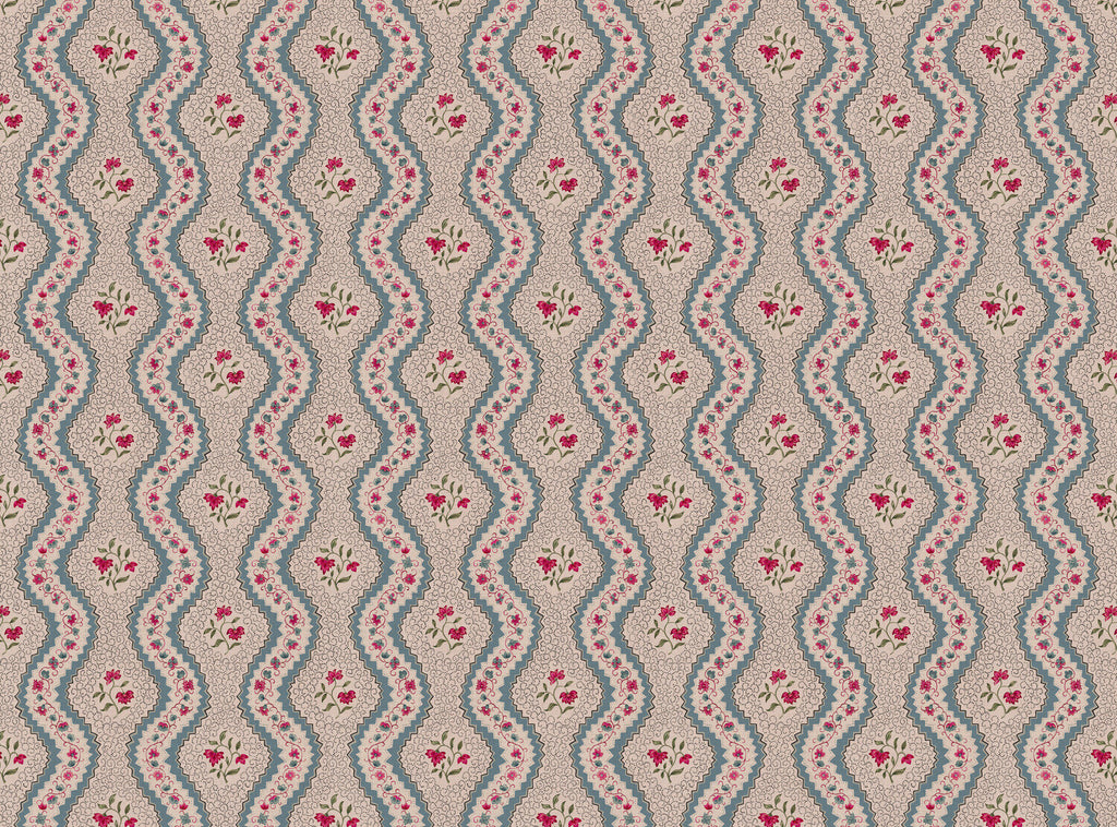 CW: Grey blue pinky red and green | BASE: Mercia Linen