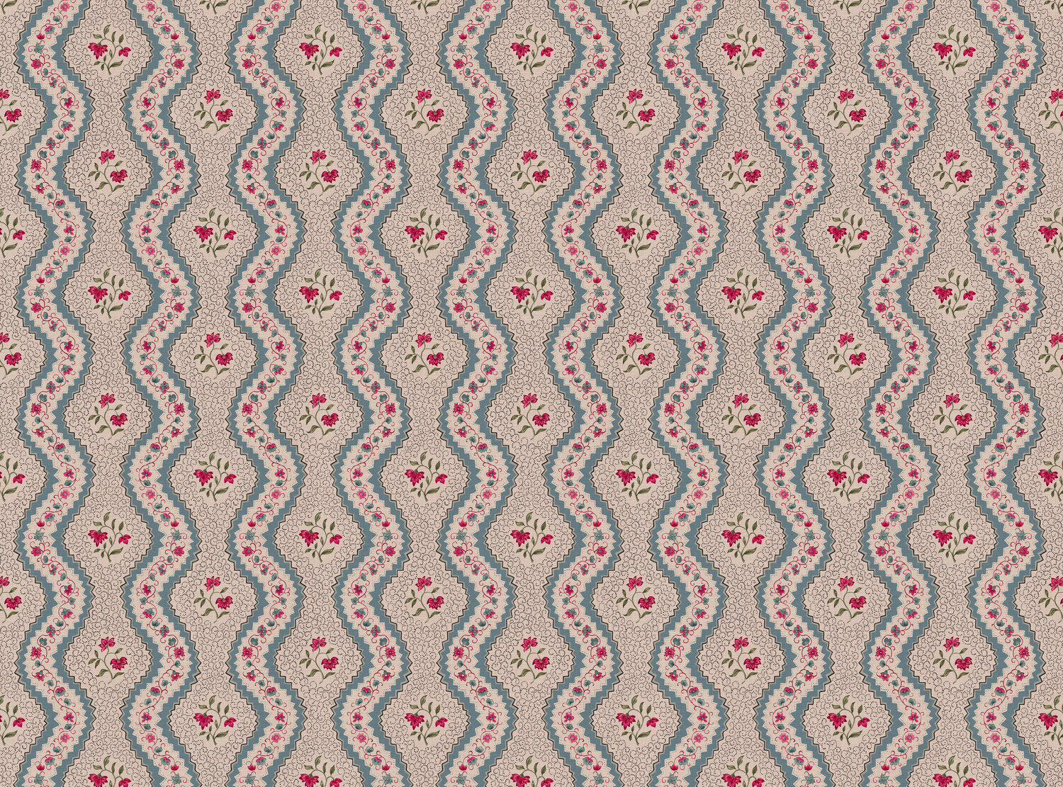 CW: Grey blue pinky red and green | BASE: Mercia Linen