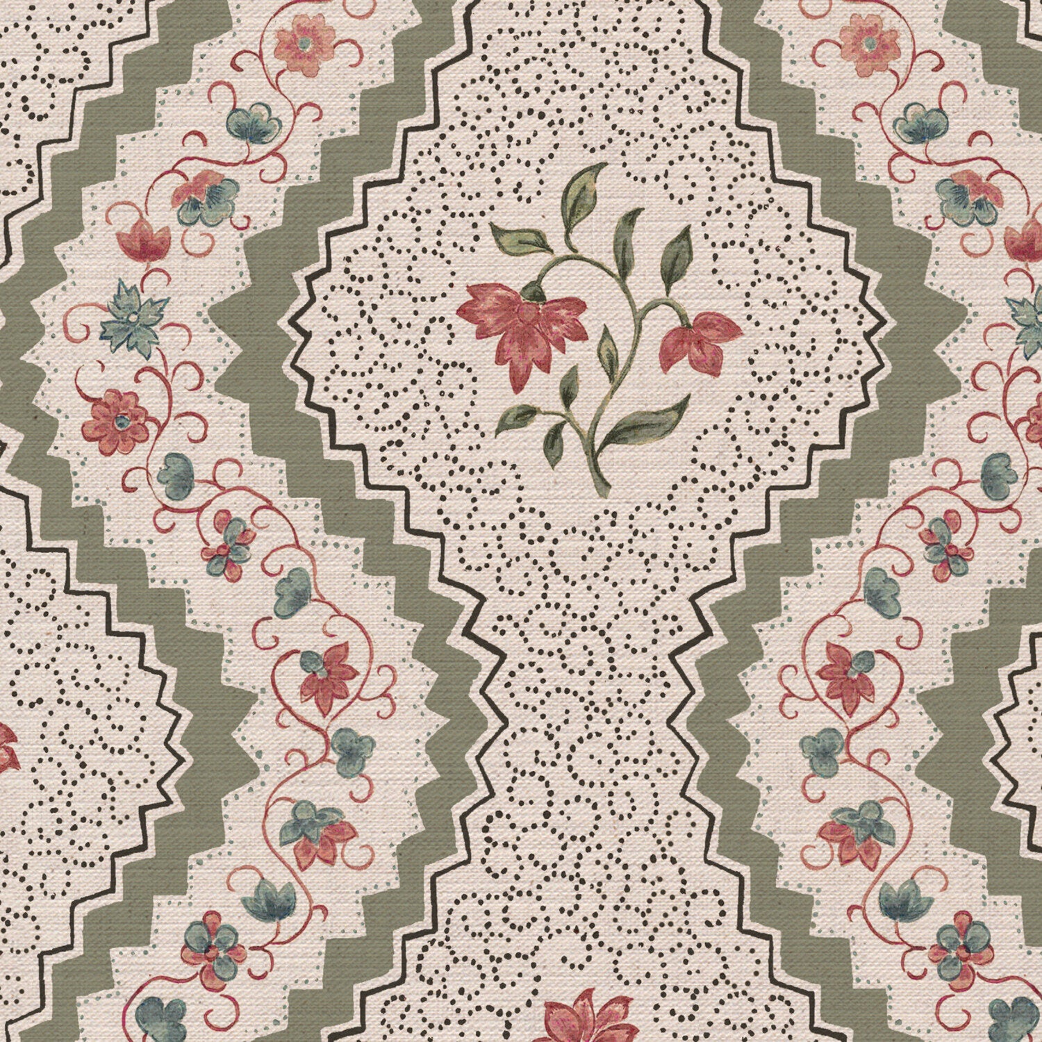 CW: Grey green and soft putty pink | BASE: Mercia Linen | HERO