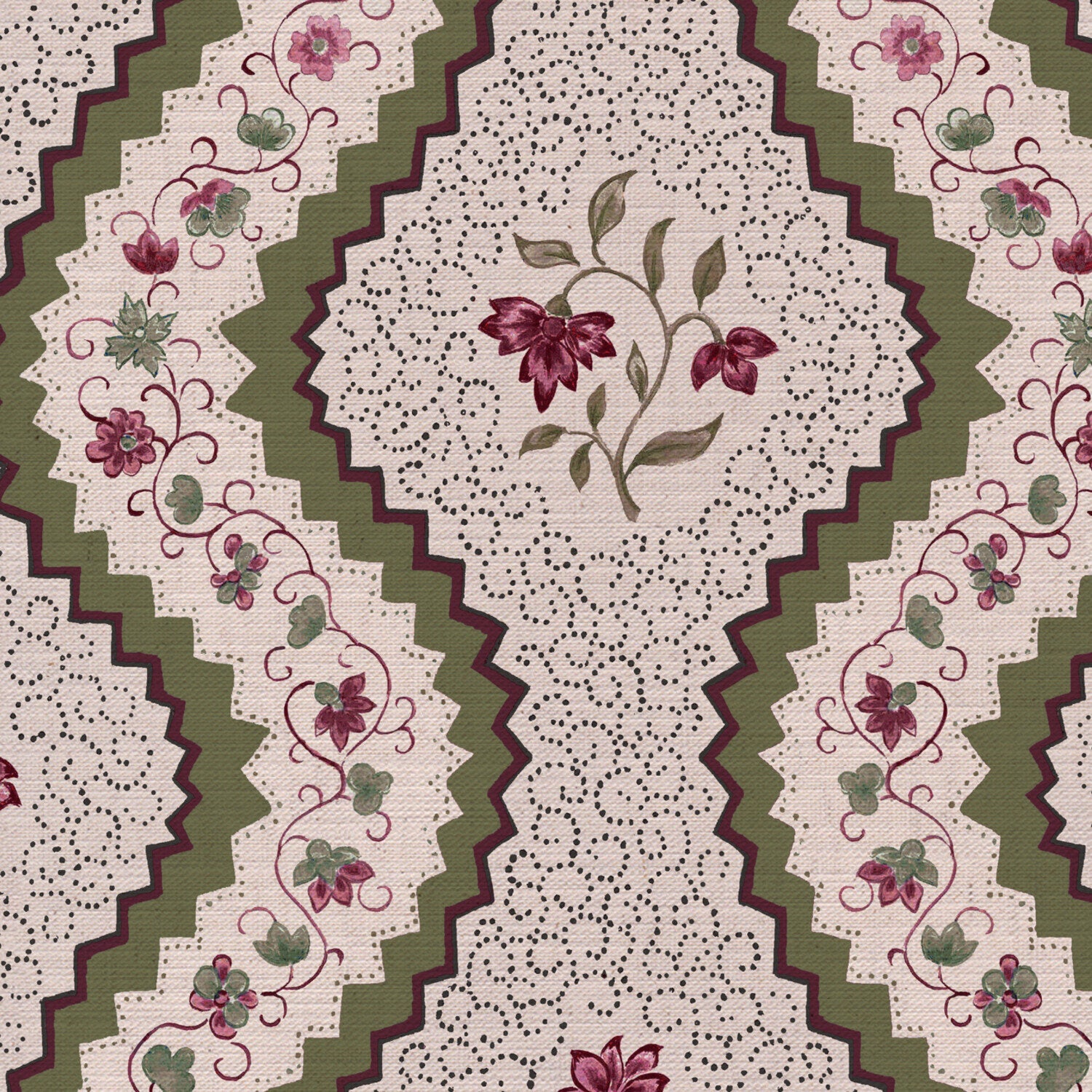 CW: Plum and green | BASE: Mercia Linen | HERO