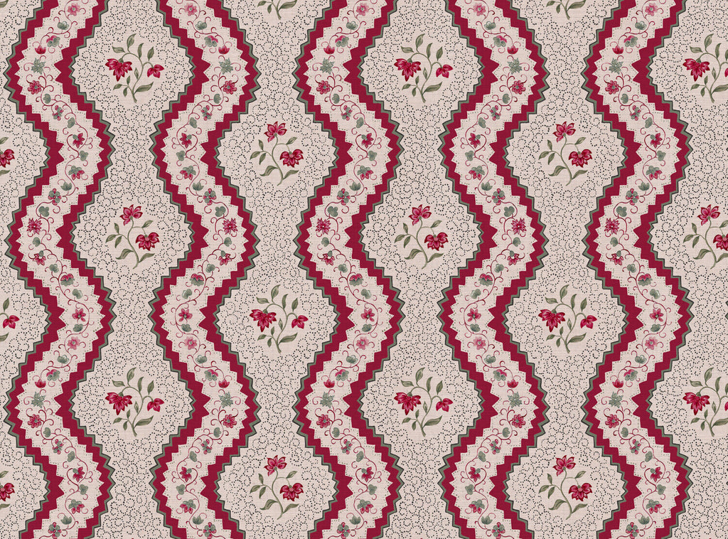 CW: Rich red and green | BASE: Mercia Linen