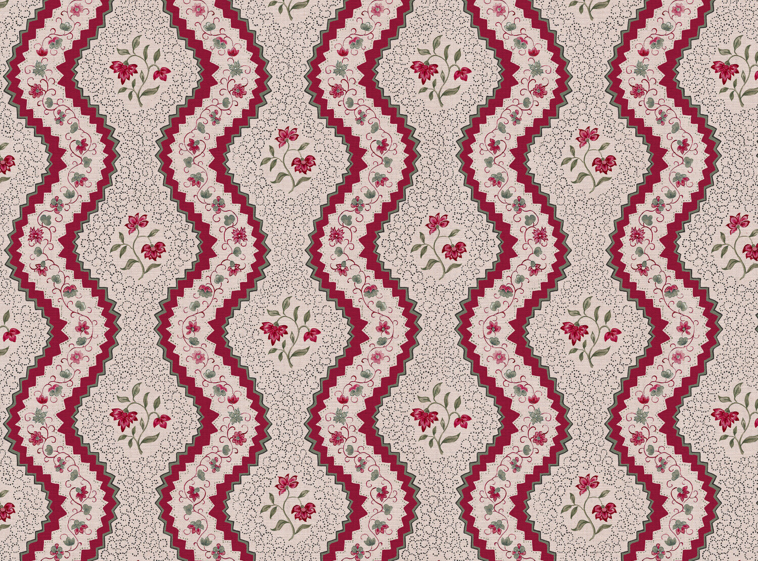 CW: Rich red and green | BASE: Mercia Linen