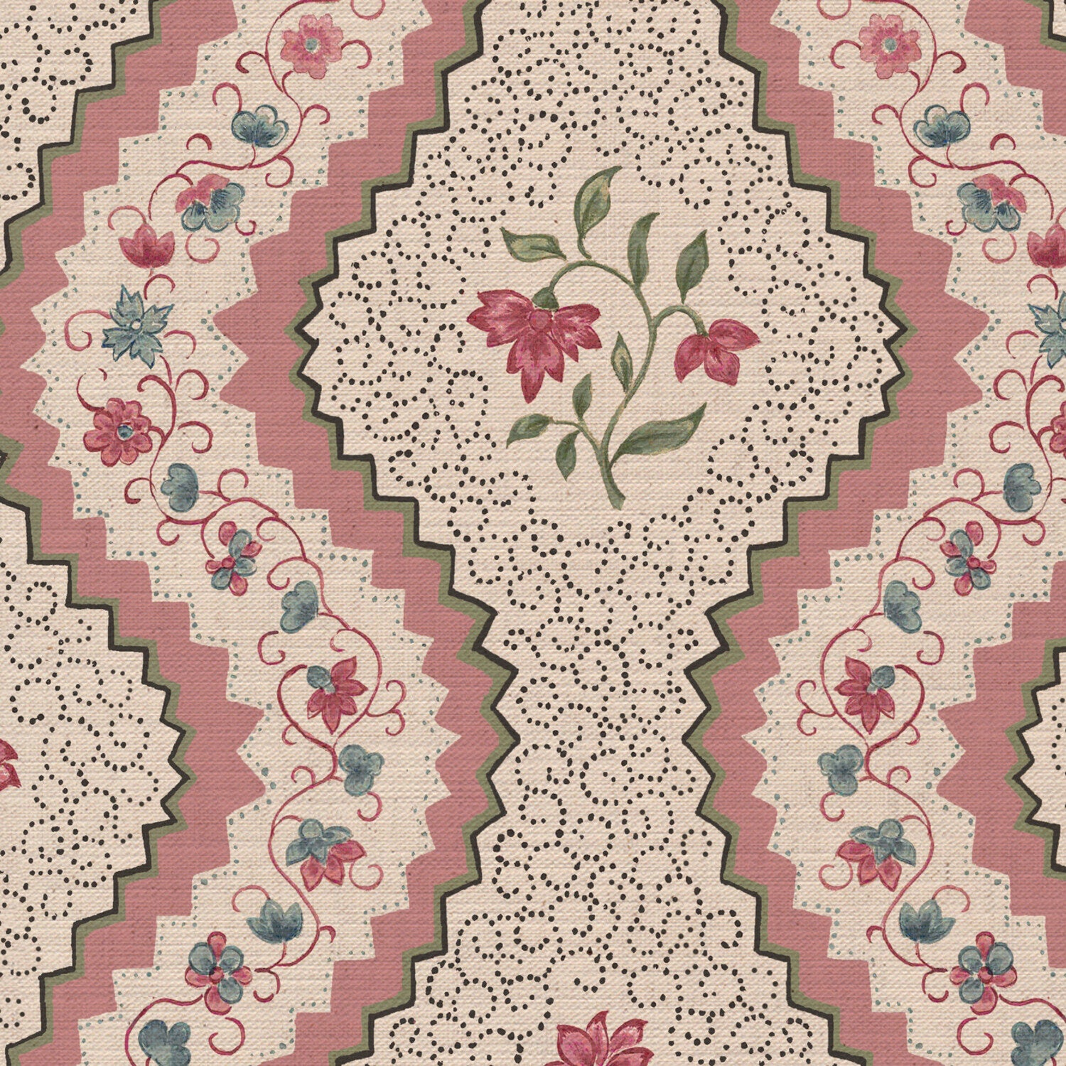 CW: Soft pink blue and green | BASE: Mercia Linen | HERO