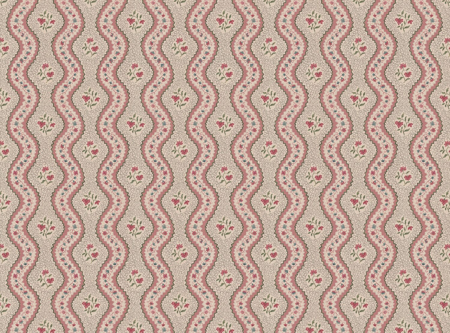 CW: Soft pink blue and green | BASE: Mercia Linen
