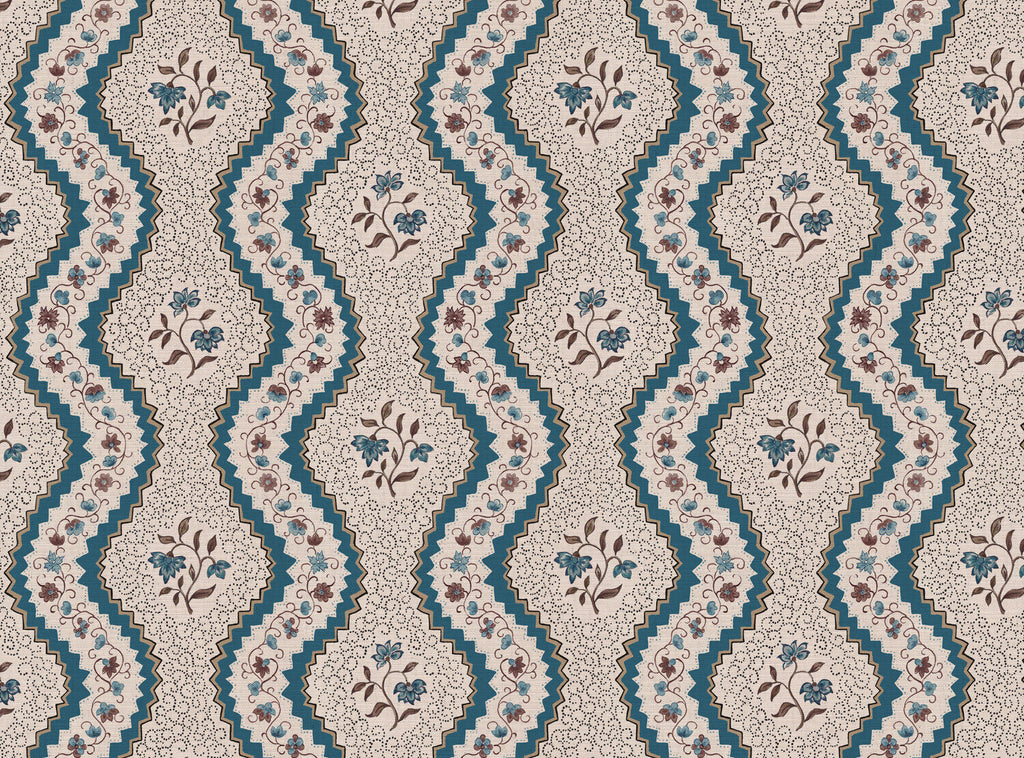 CW: Teal and chocolate | BASE: Mercia Linen