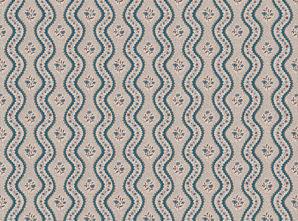 CW: Teal and chocolate | BASE: Mercia Linen