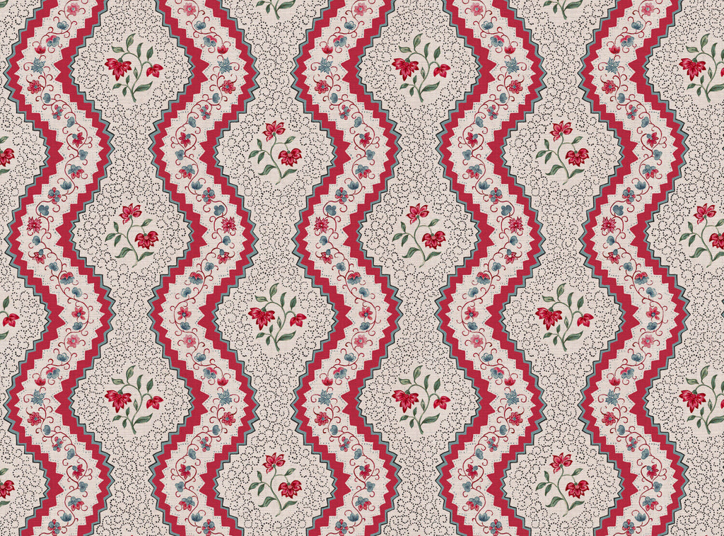 CW: Warm red and blue and green | BASE: Mercia Linen