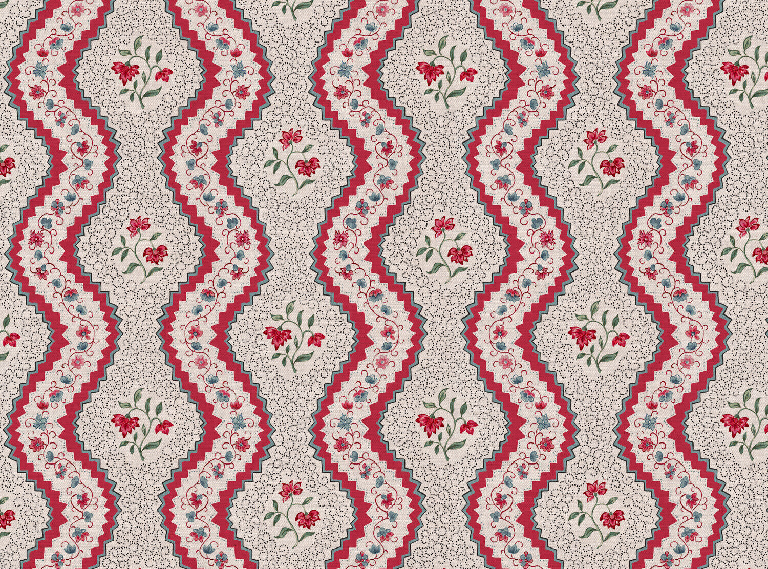 CW: Warm red and blue and green | BASE: Mercia Linen