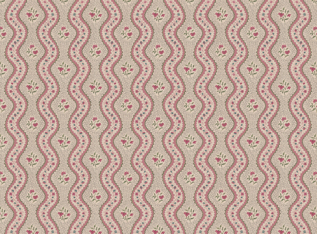 CW: Wild orchid pink and green | BASE: Mercia Linen