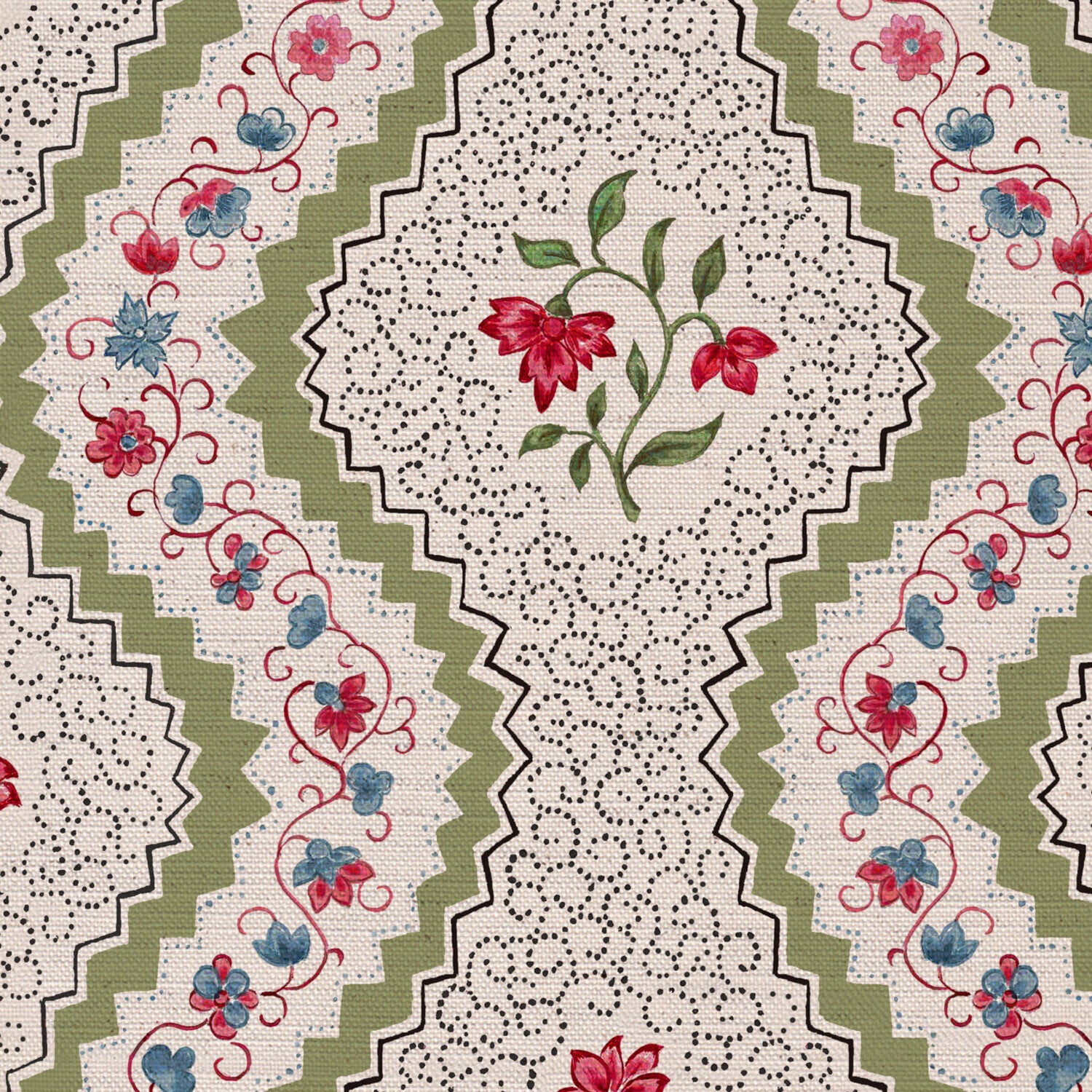 CW: Apple green red and blue | BASE: Natural Luxury Linen | HERO
