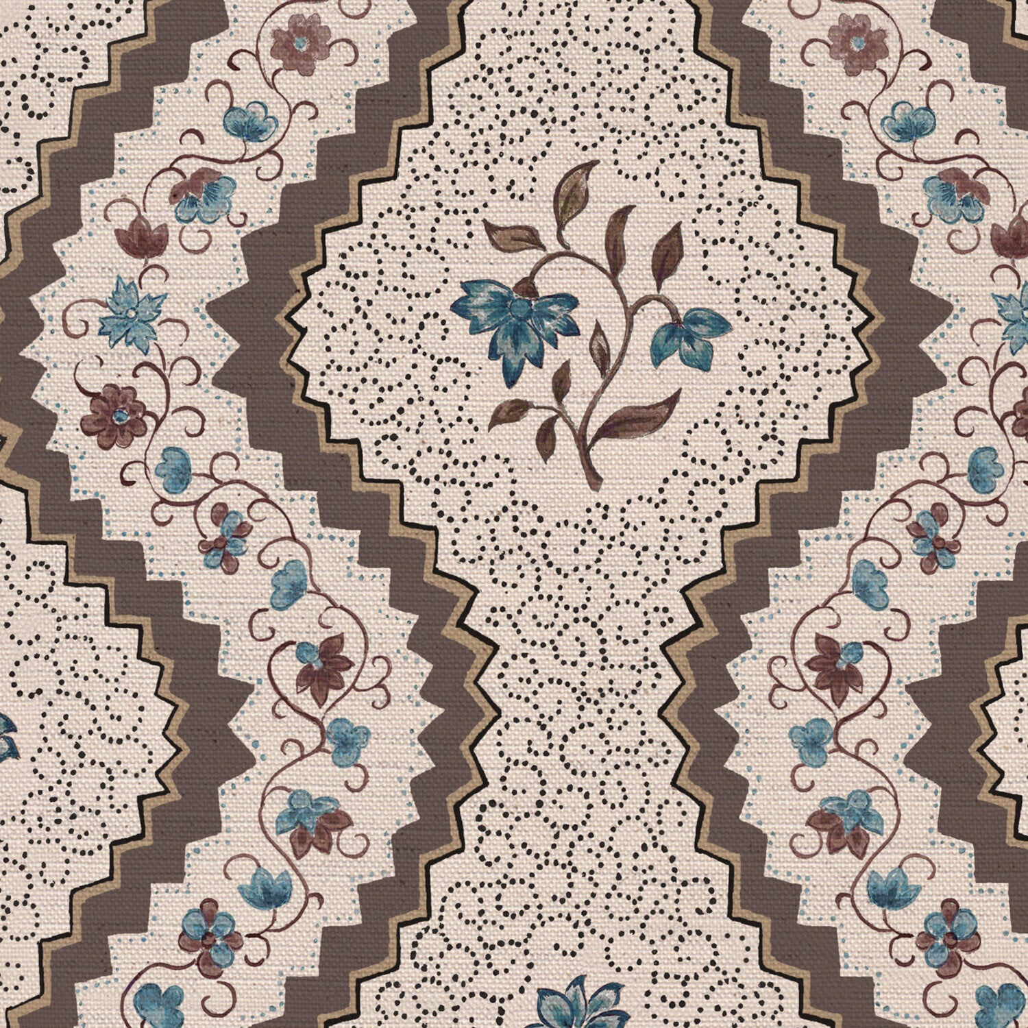 CW: Chocolate and teal | BASE: Natural Luxury Linen | HERO