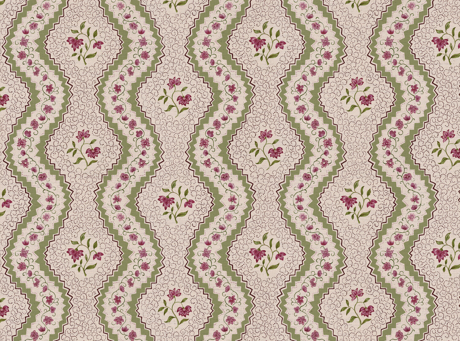 CW: Dusky rose and green | BASE: Natural Luxury Linen