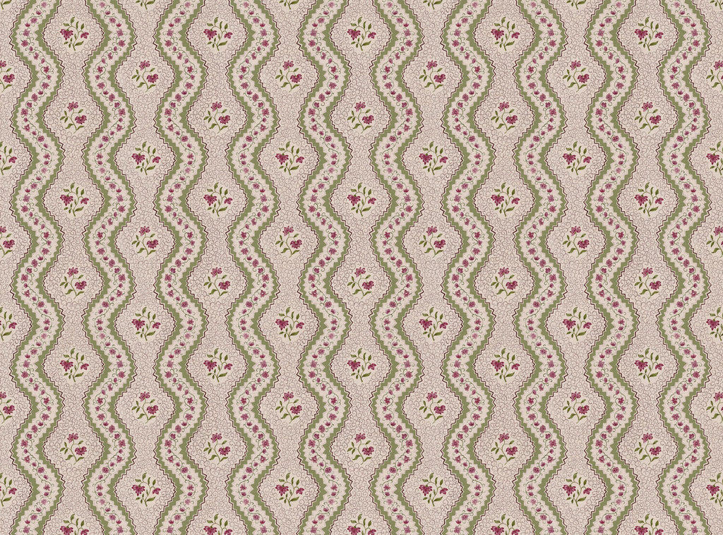 CW: Dusky rose and green | BASE: Natural Luxury Linen