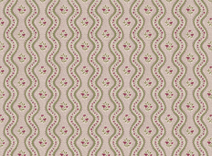 Dusky rose and green