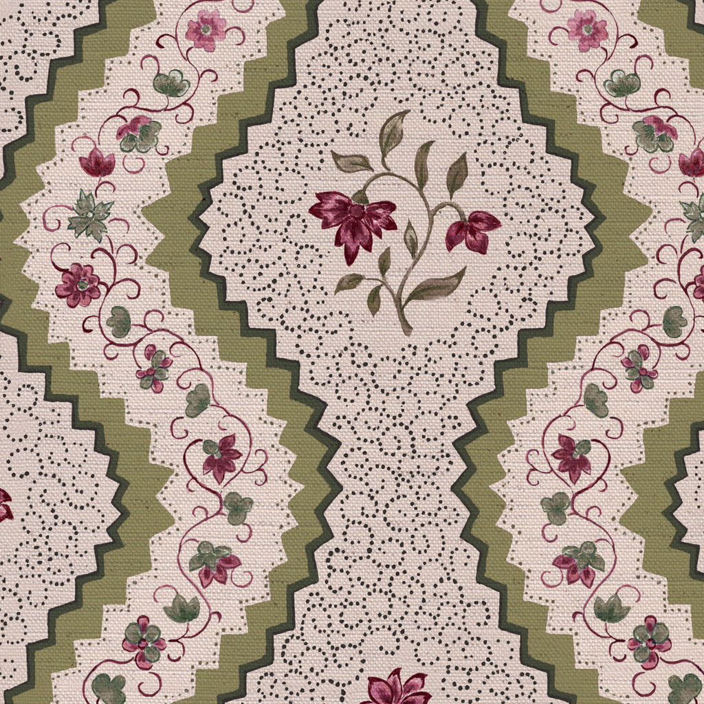 CW: Greens and plum | BASE: Natural Luxury Linen | HERO