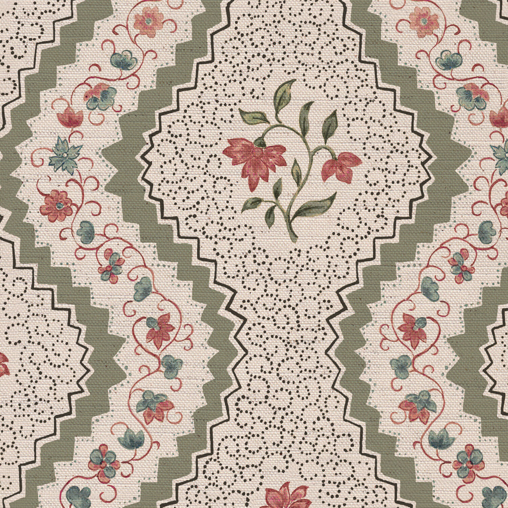 CW: Grey green and soft putty pink | BASE: Natural Luxury Linen | HERO