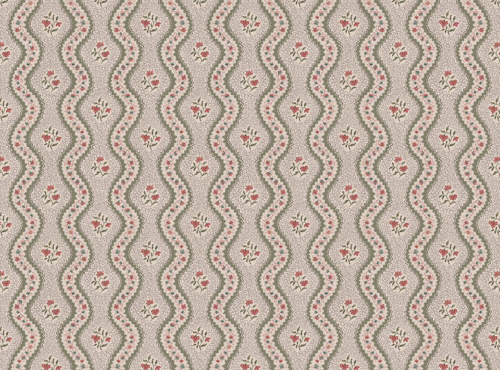 CW: Grey green and soft putty pink | BASE: Natural Luxury Linen