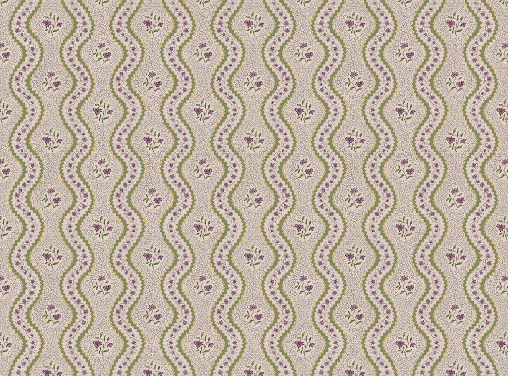 CW: Lilac green and yellow | BASE: Natural Luxury Linen