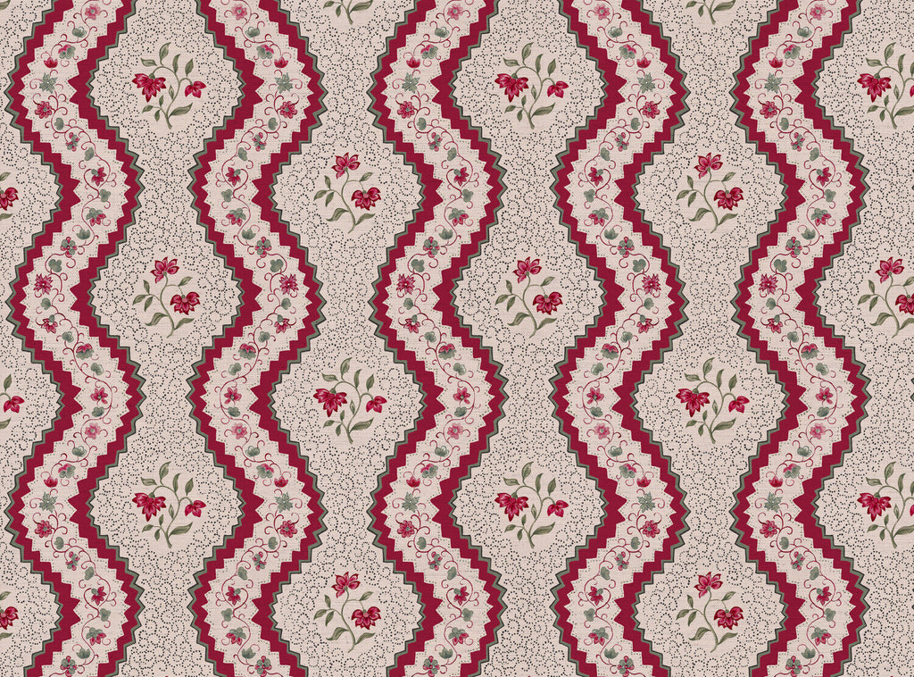 CW: Rich red and green | BASE: Natural Luxury Linen