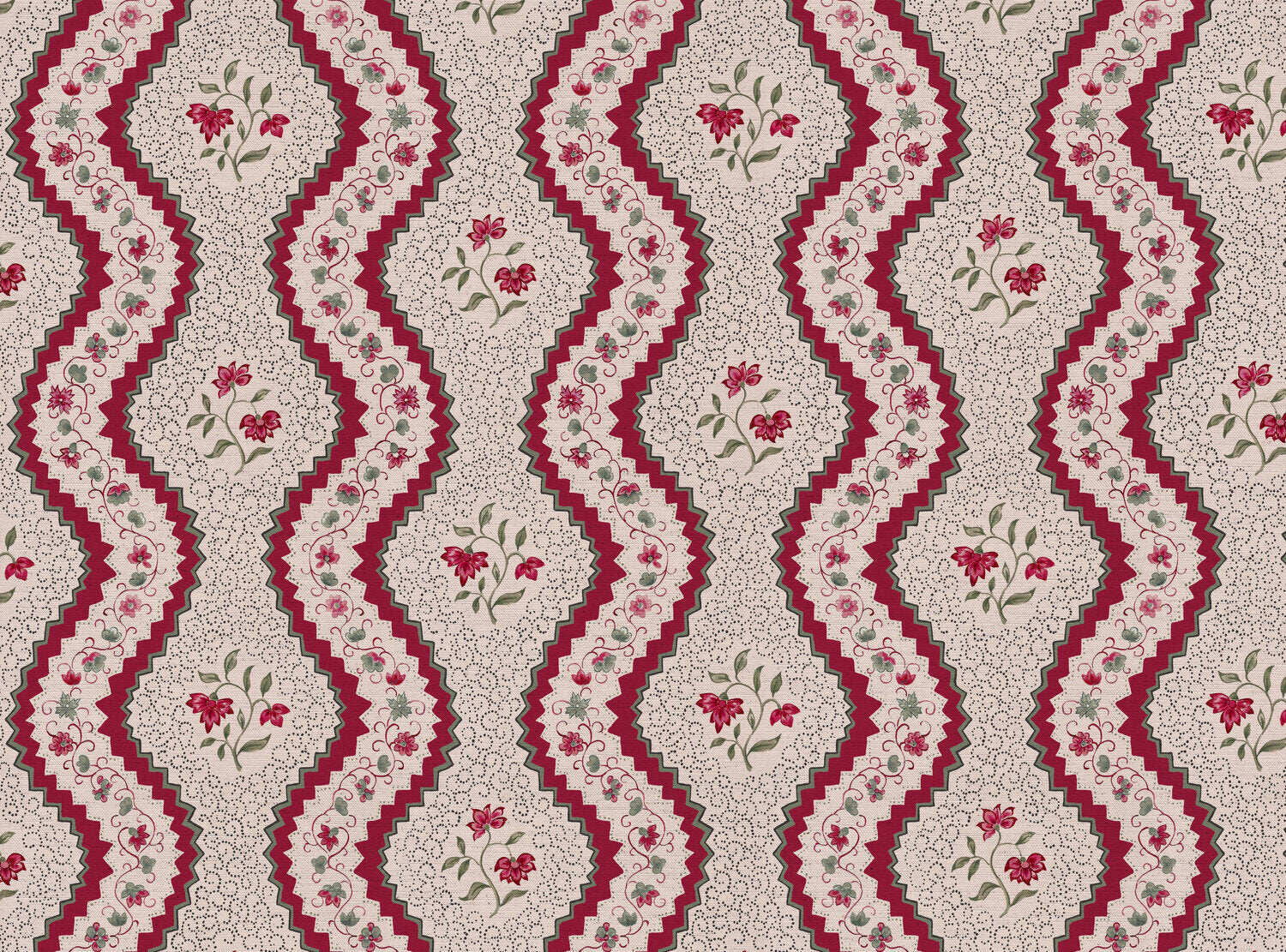 CW: Rich red and green | BASE: Natural Luxury Linen