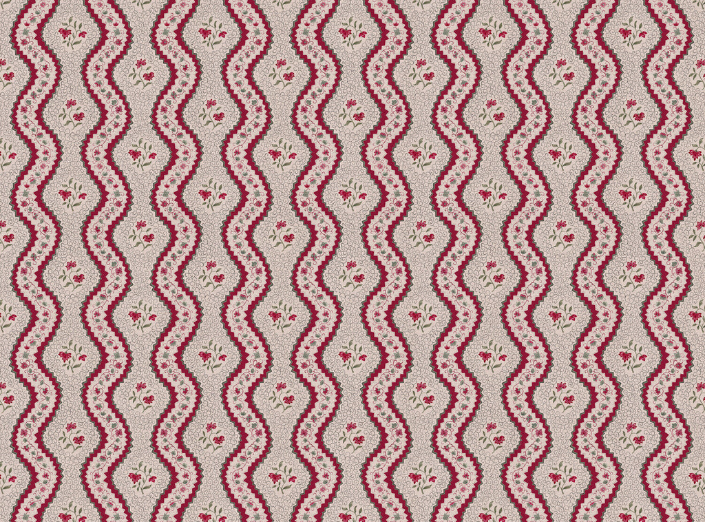 CW: Rich red and green | BASE: Natural Luxury Linen