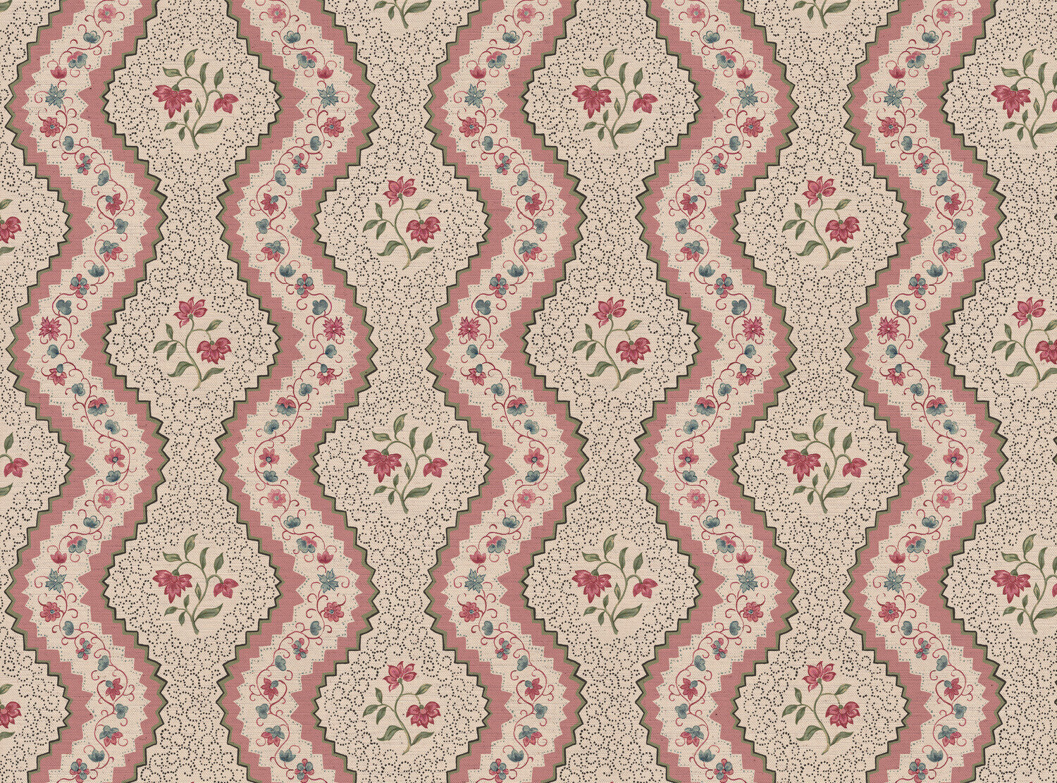 CW: Soft pink blue and green | BASE: Natural Luxury Linen