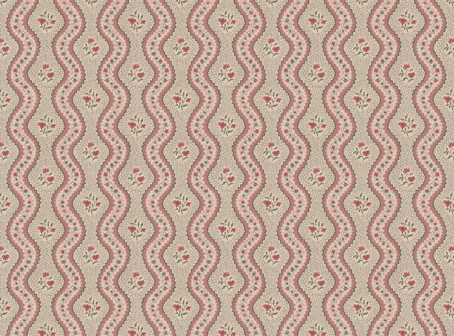 CW: Soft pink blue and green | BASE: Natural Luxury Linen