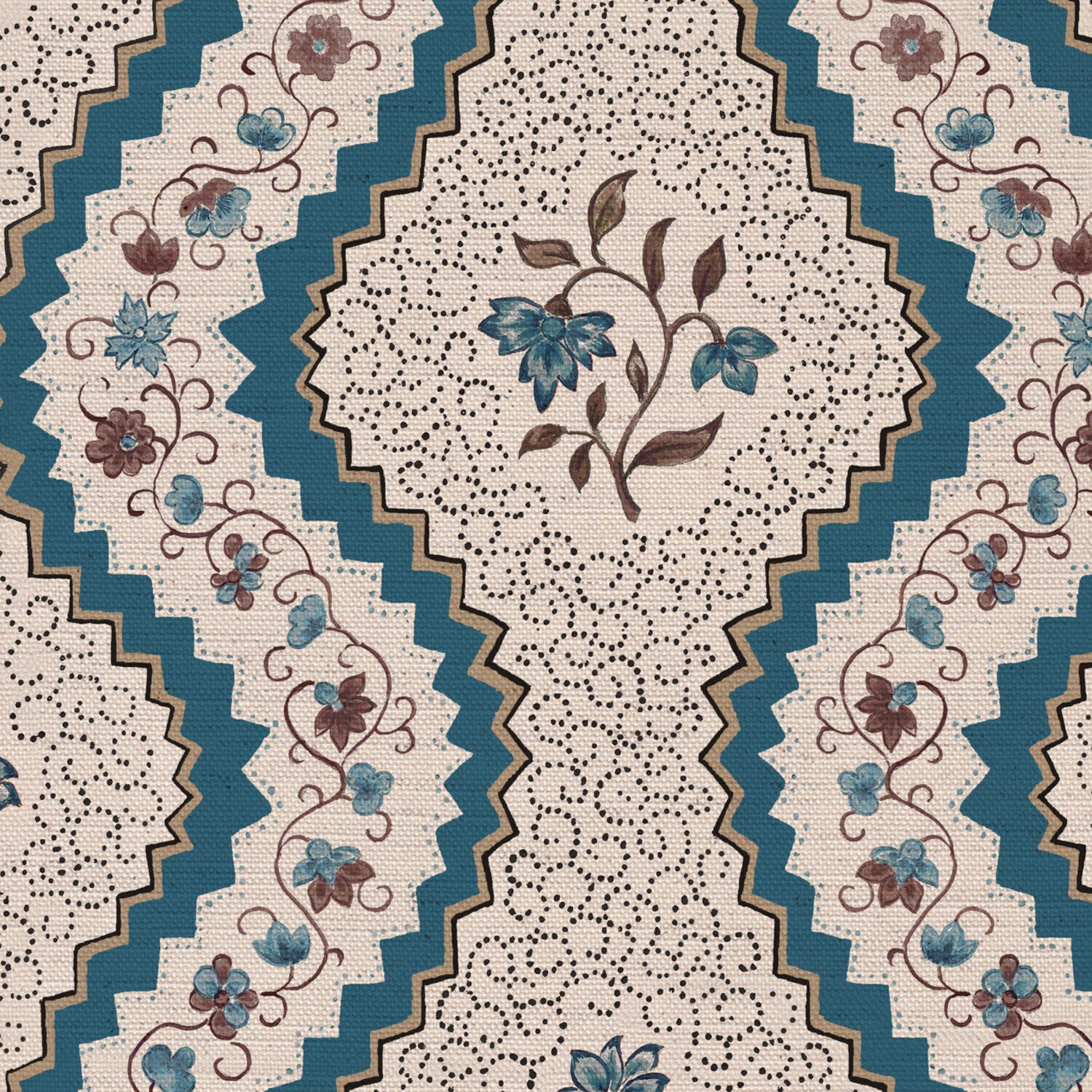 CW: Teal and chocolate | BASE: Natural Luxury Linen | HERO