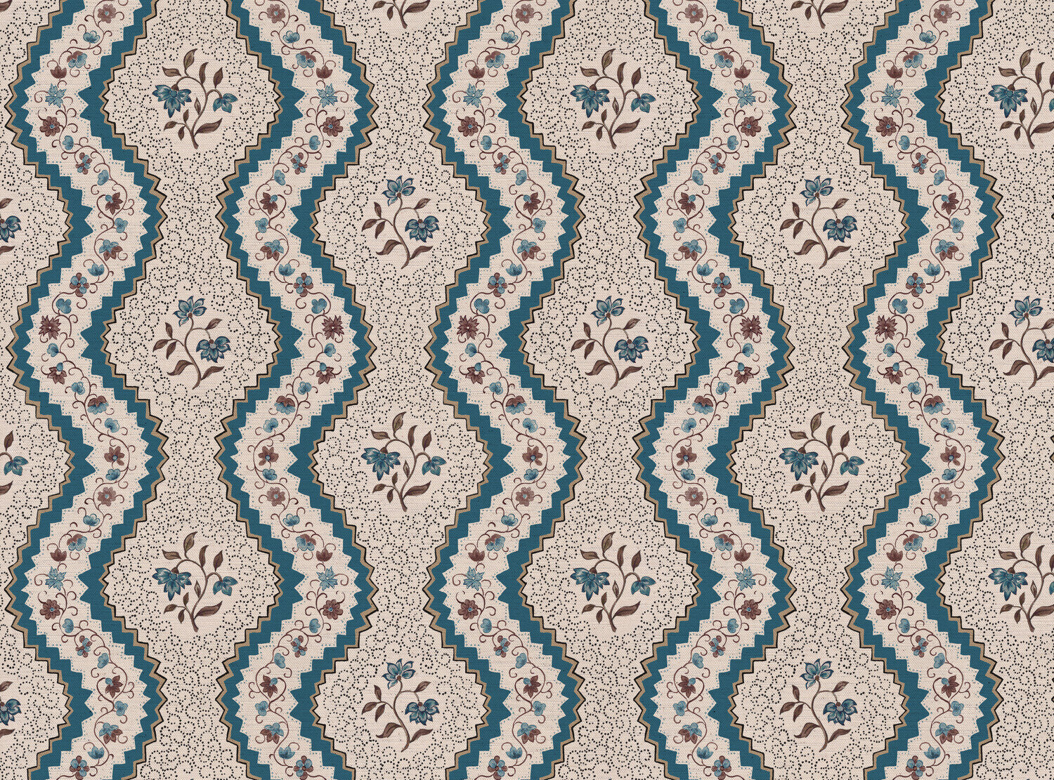 CW: Teal and chocolate | BASE: Natural Luxury Linen