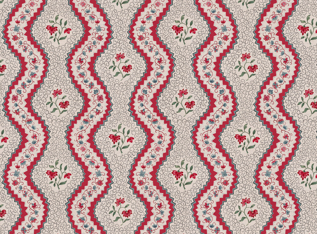 CW: Warm red and blue and green | BASE: Natural Luxury Linen