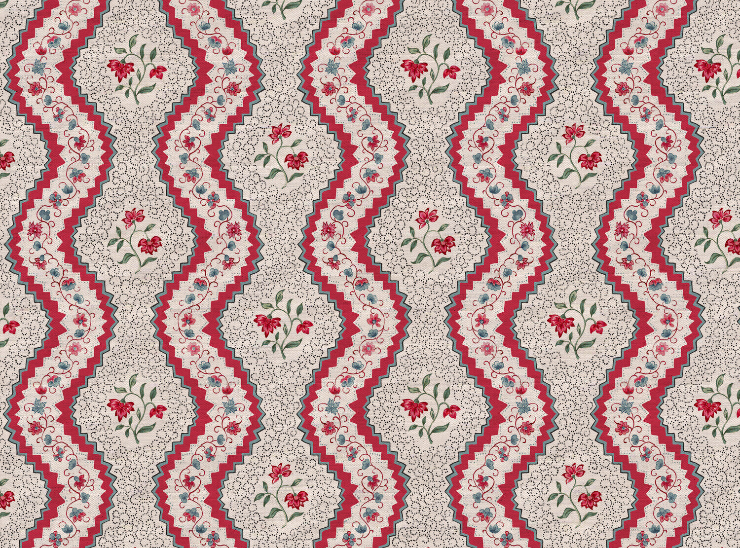 CW: Warm red and blue and green | BASE: Natural Luxury Linen