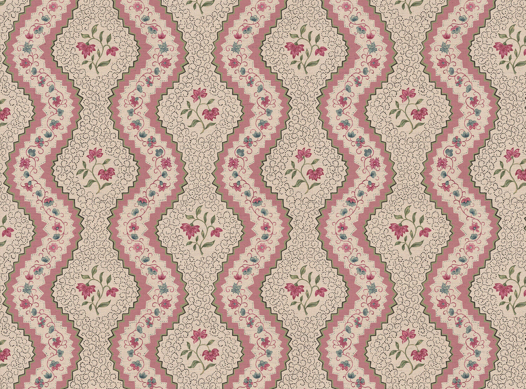 CW: Wild orchid pink and green | BASE: Natural Luxury Linen