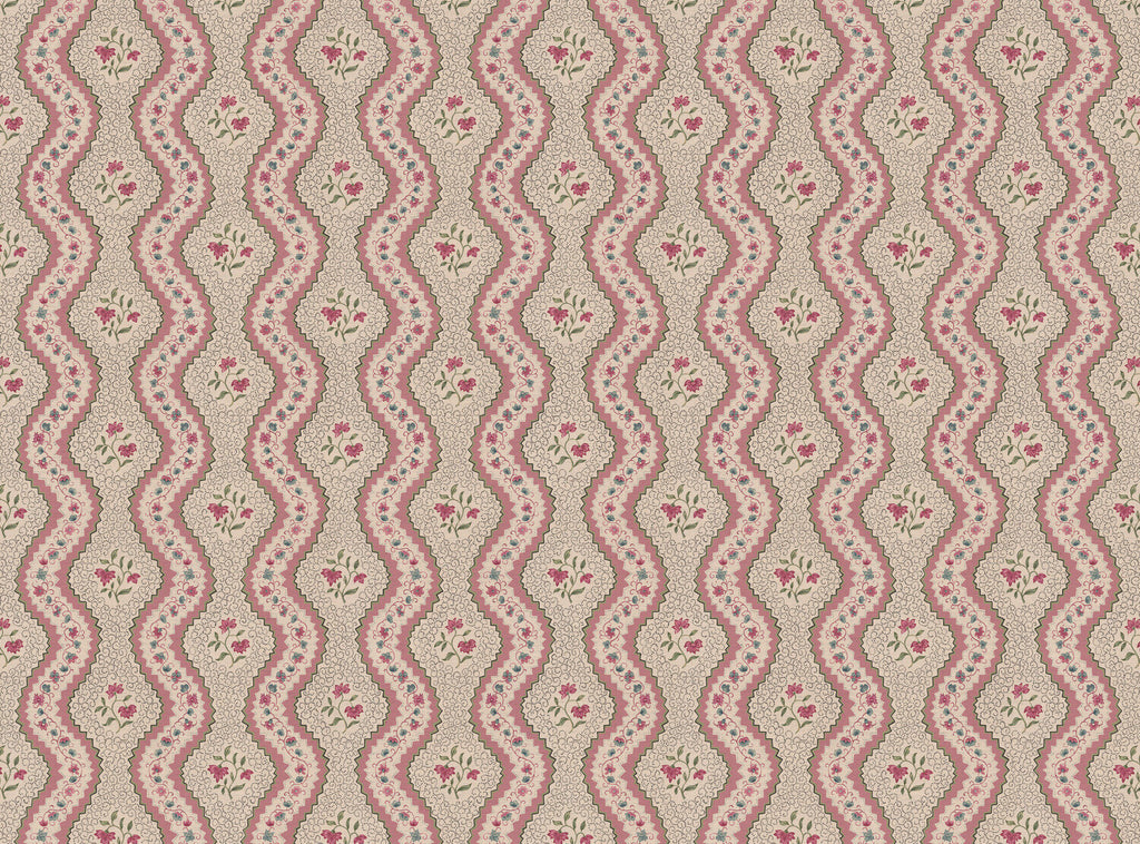 CW: Wild orchid pink and green | BASE: Natural Luxury Linen