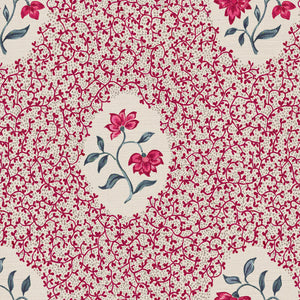 Pinky red and grey blue