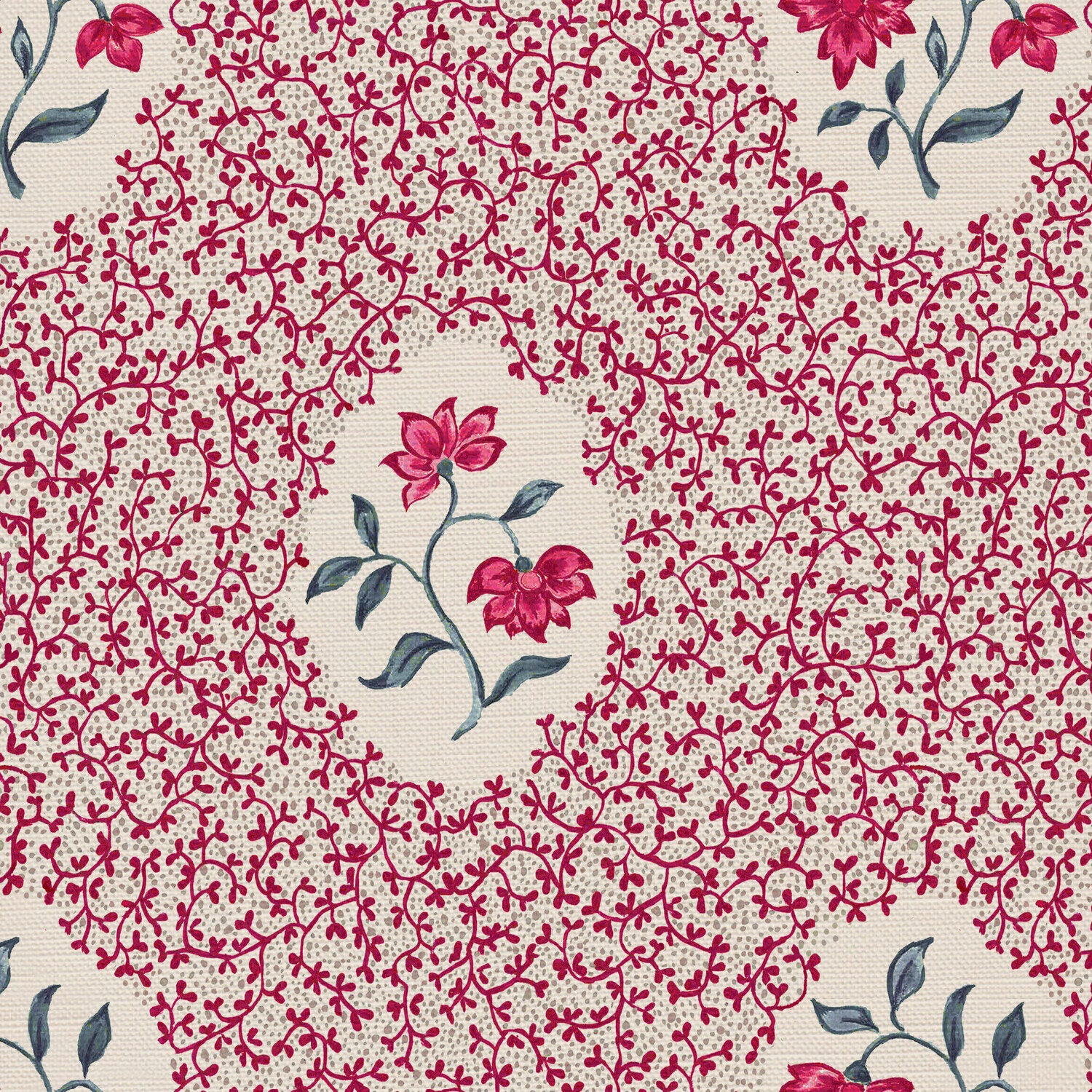 CW: Pinky red and grey blue | BASE: Luxury Linen | HERO