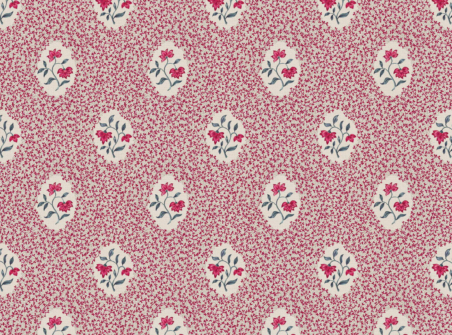 CW: Pinky red and grey blue | BASE: Luxury Linen