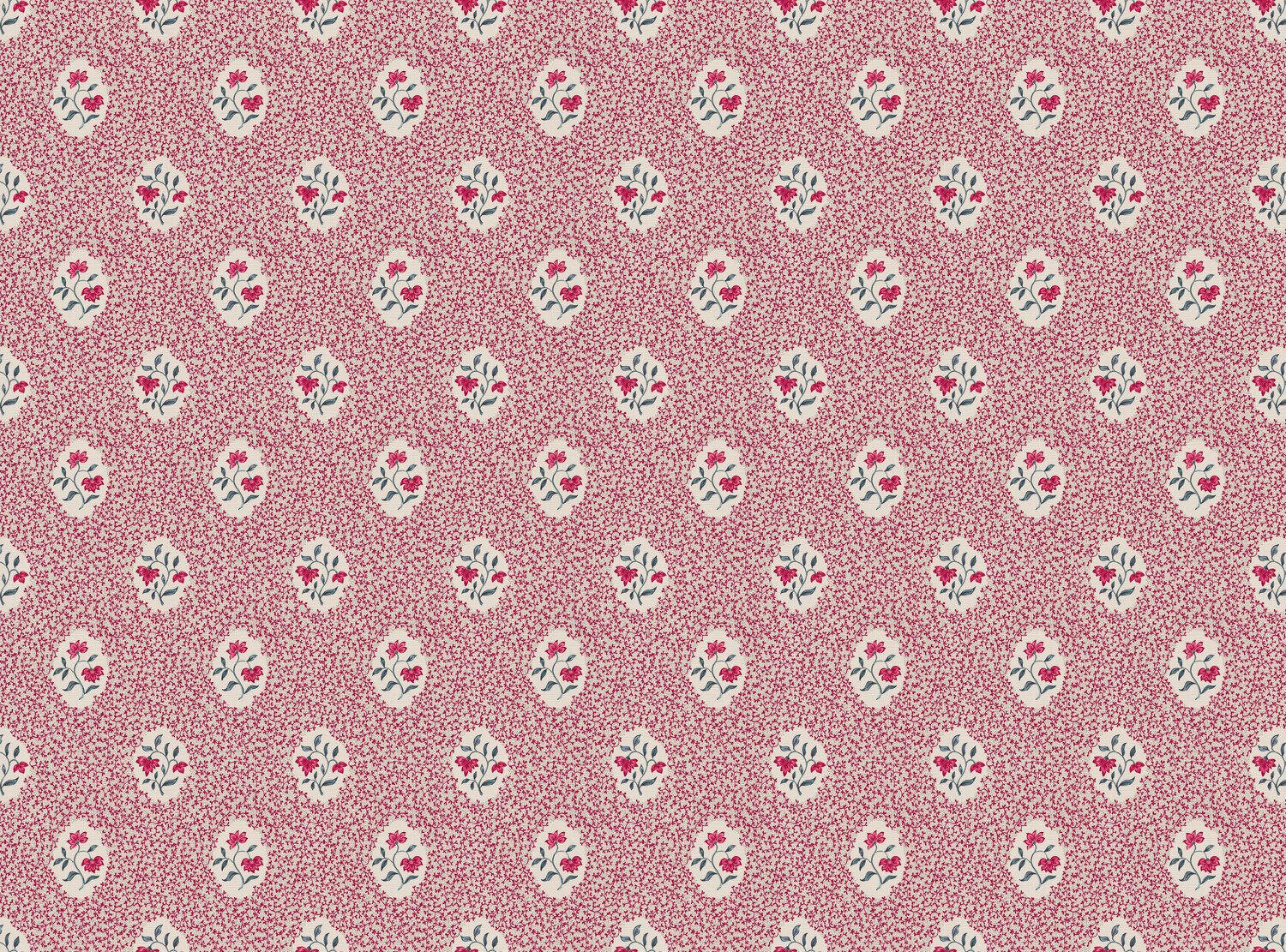 CW: Pinky red and grey blue | BASE: Luxury Linen