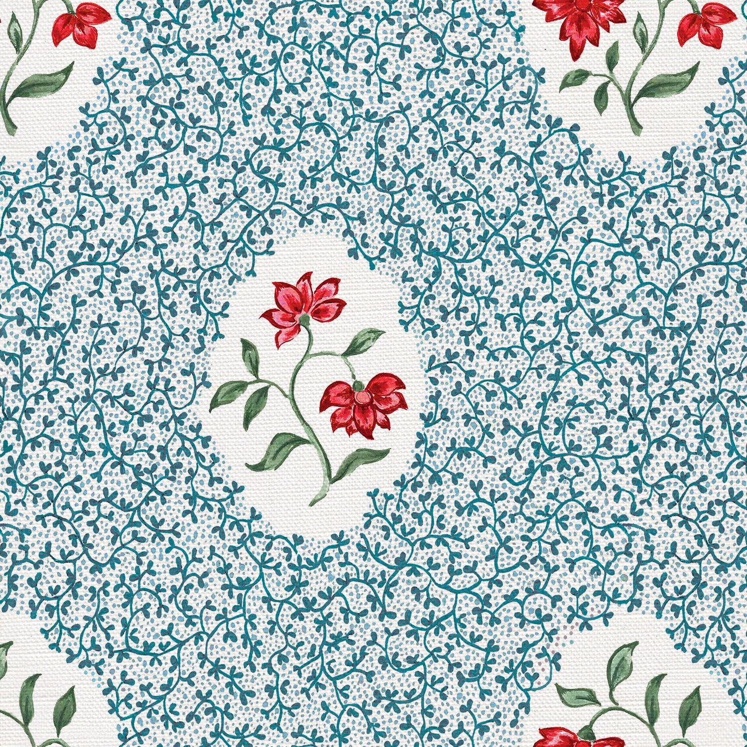 CW: Greeny blue and red | BASE: Luxury Linen | HERO