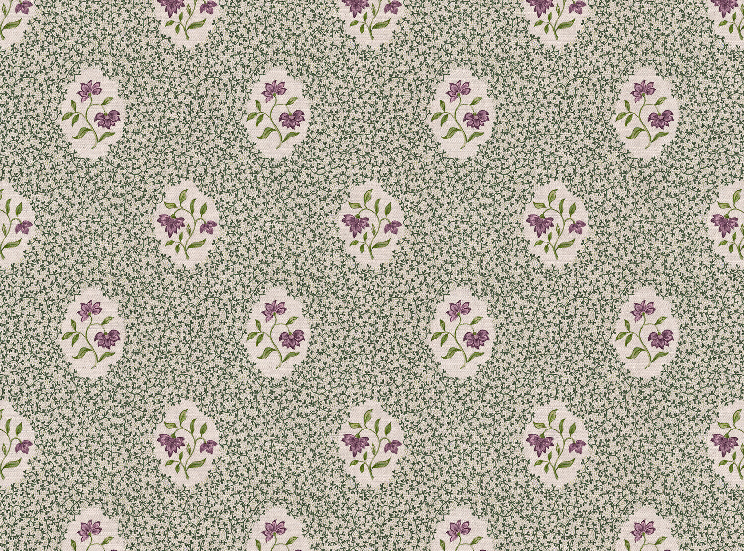 CW: Lilac and green | BASE: Mercia Linen