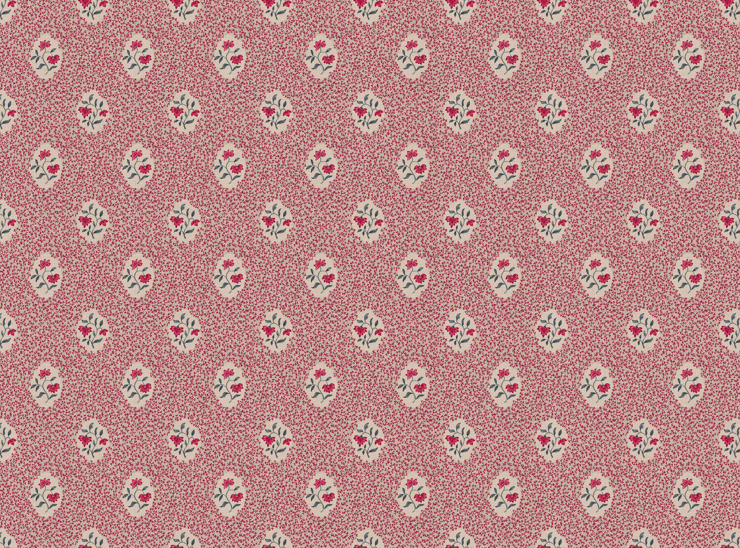 CW: Pinky red and grey blue | BASE: Mercia Linen