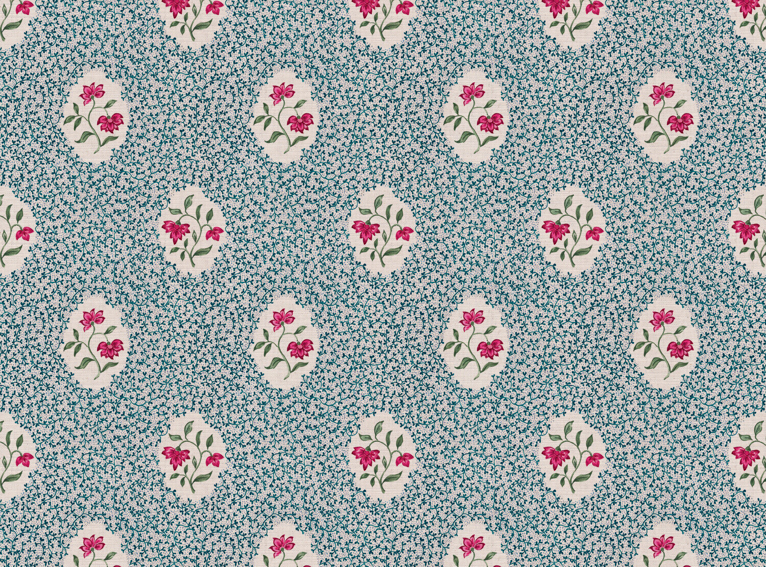CW: Blue and pink | BASE: Mercia Linen